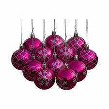 12x6cm Large Christmas Baubles