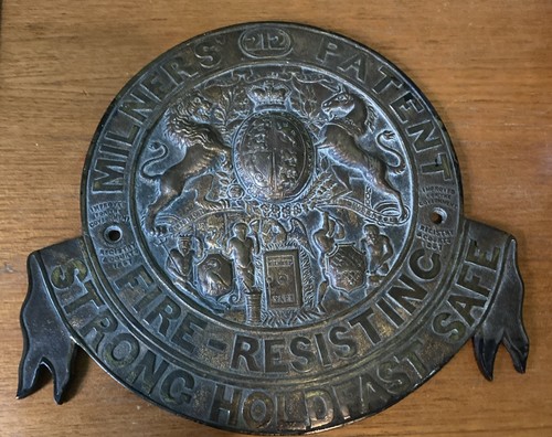 Victorian brass milners safe - victorian,