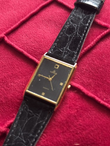 Vintage lorus tank quartz - lorus,