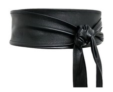 Leather Obi Belt for women