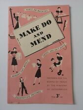 Vintage Make Do And Mend