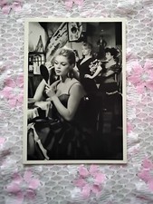 Young Brigitte Bardot Collection Magie Noire  Black And White Vintage Postcard  