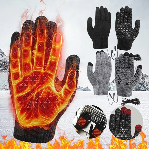Winter electric heated gloves - electric,