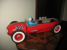 Superb Huge Tinplate Racing