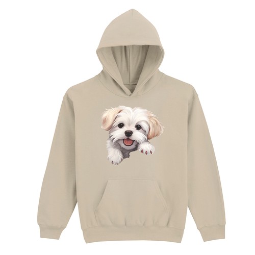 Maltese puppy dog - puppy, kids