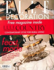 Elle Decoration UK Magazine December / January 2026 + free Country magazine