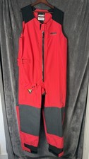 Musto Performance Salopettes MPX Smock Goretex Mens XL Red Sailing Trousers