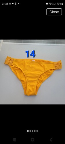 Deep yellow bikini bottoms - deep,