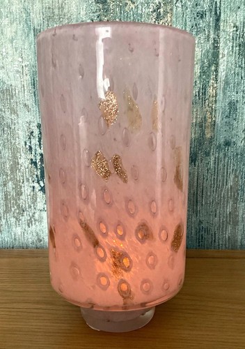 Oliver bonas pink gold glass - pink,