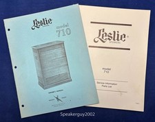 Original Leslie Speaker Model 710 Owner's & Service Info Manual -- CS3