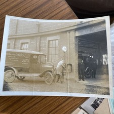 MANCHESTER PHOTOGRAPH- Manchester Garages Whitworth Park-Ford Service-petrol