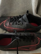 Mens Nike Mercurial Astro Football Boots Size 9 Black/red Used