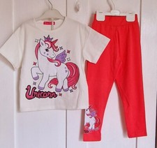 Unicorn Print Girls Leggings