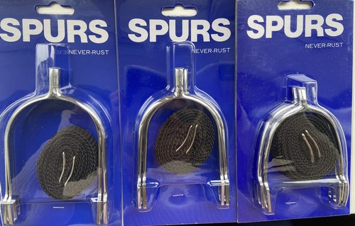 Stainless steel spurs with - stainless,