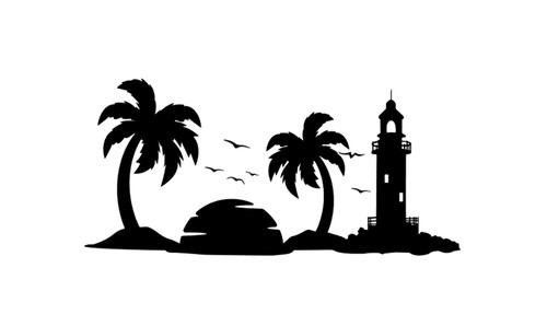 Beach palm trees - palm,