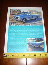 1970 GMC PICK UP TRUCK - ORIGINAL ARTICLE