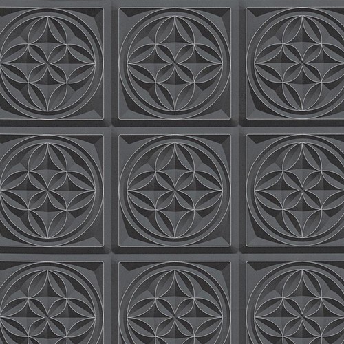 Creation tin tile - creation, 3d