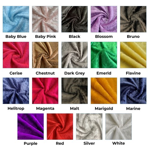 Fur fabric 14mm pile - pile, luxury
