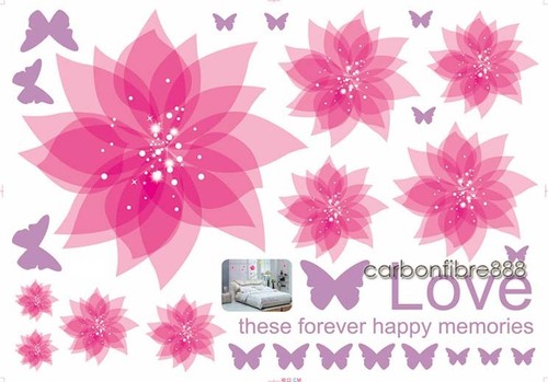 Pink purple butterfly flower - pink/purple,