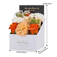 Soap flower bouquet rose - soap,