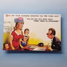 Comic Postcard Divorce