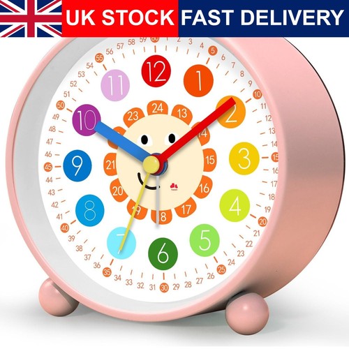 Kids alarm clock non ticking - alarm,