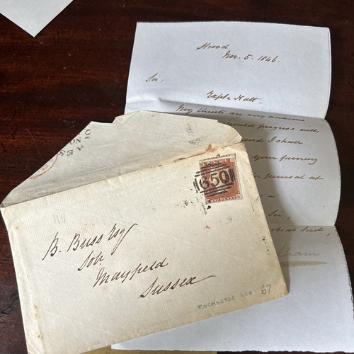 Postal history - gb, &
