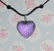HANDMADE RESIN, Heart pendant