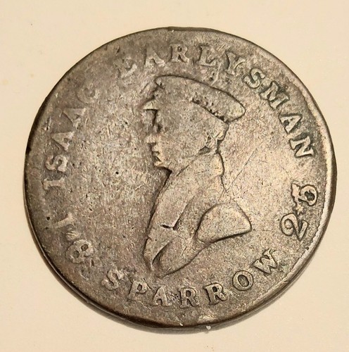 Farthing token ironmonger - token;,