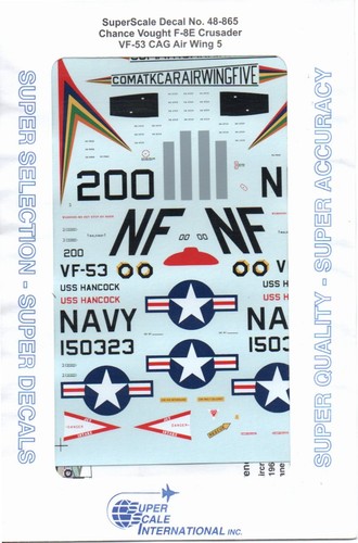 865 crusader vf 53 cag - f-8e,