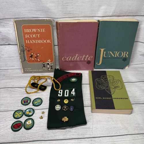 Vintage girl scout and - vintage,