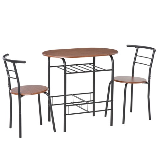 Homcom breakfast bar table - bar,