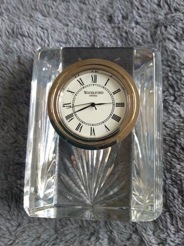 Waterford crystal clock front - crystal,