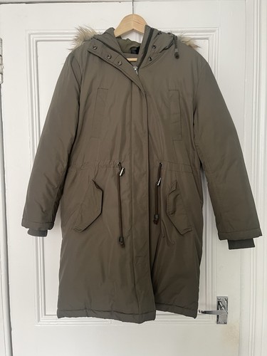 Topshop khaki green parka - topshop,