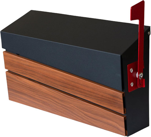 Modern wall mount mailbox with - modern,
