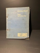 RELIANT REGAL 3/25 SALOON &