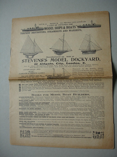 1900s stevens model - model, dockyard