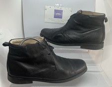 Henley Men’s Black Leather