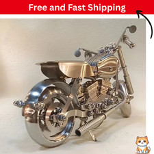 Handcrafted Metal Motorcycle