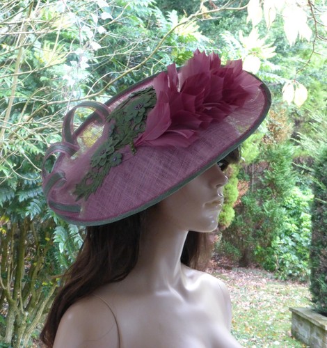 Dusky plum green large - dusky, plum/green/large
