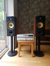 Bowers & Wilkins 602 S3 speakers, Rotel RA-03 amplifier, RCD-02 cd player