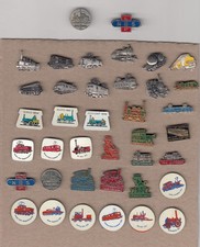 Vintage TRAIN pin badges