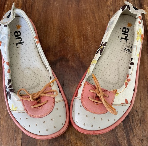 Art floral ballet pumps shoes - art,