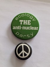 Vintage CND Anti Nuclear Pin