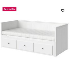IKEA HEMNES. A sofa, a single + a double bed + storage in one piece of forniture