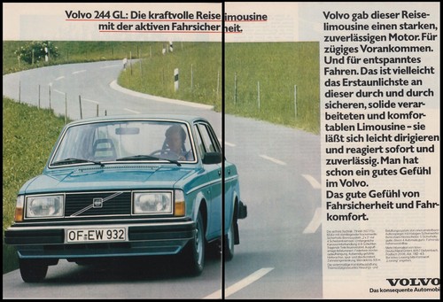 1979 volvo 244 advertising - 244,