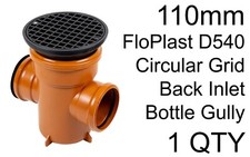 110mm FloPlast D540 Back Inlet