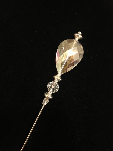 Large teardrop crystal sparkly