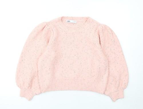 Zara women pink puff - zara, sleeve