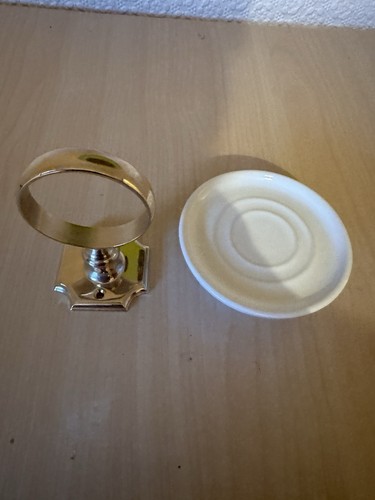 Soap dish holder gold wall - soap,